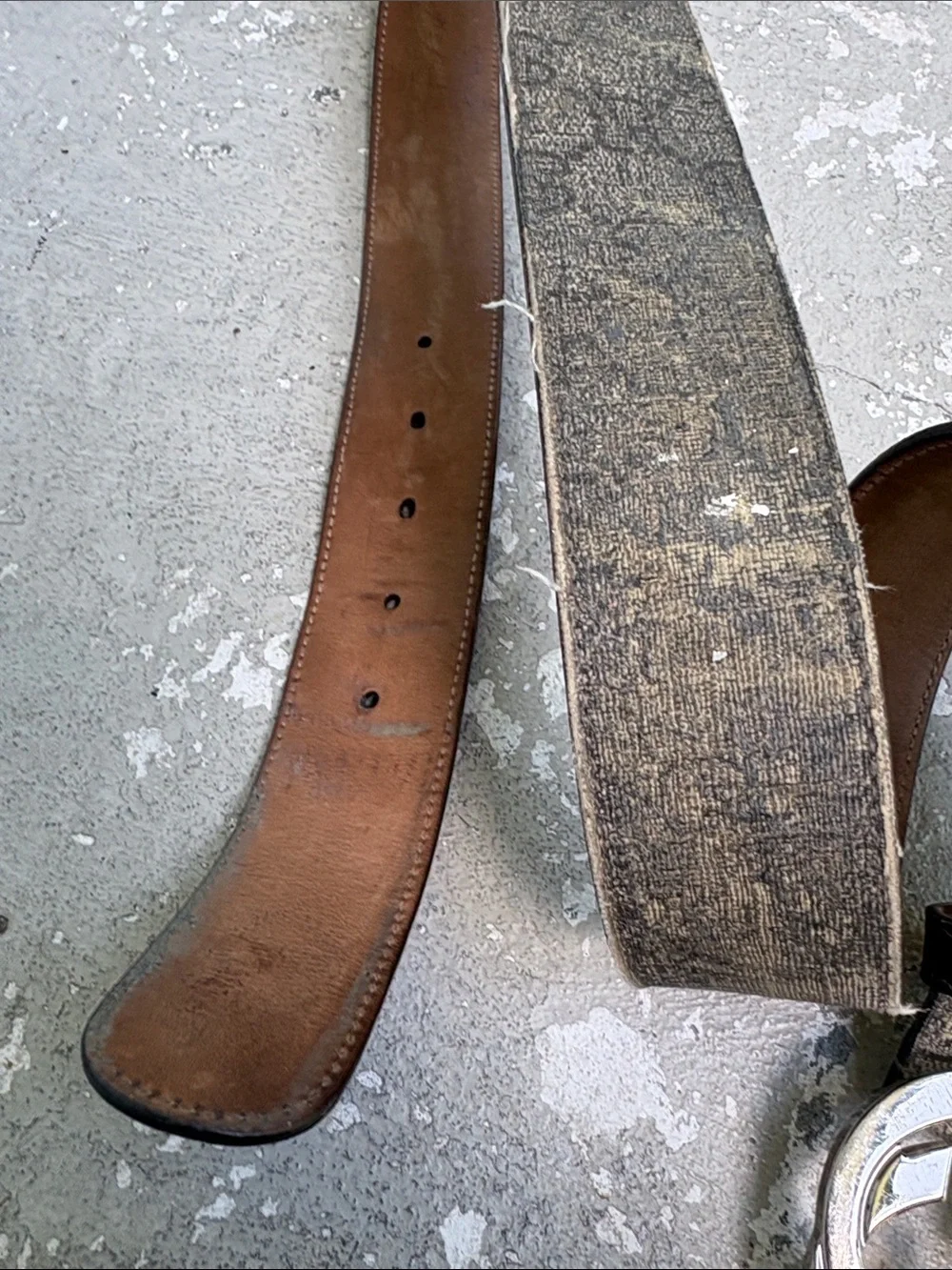 Vintage Gucci monogram belt